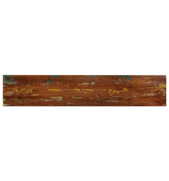 Dessus de table 160x40x2,5cm rectangulaire bois massif récupéré | Mobilier & Déco