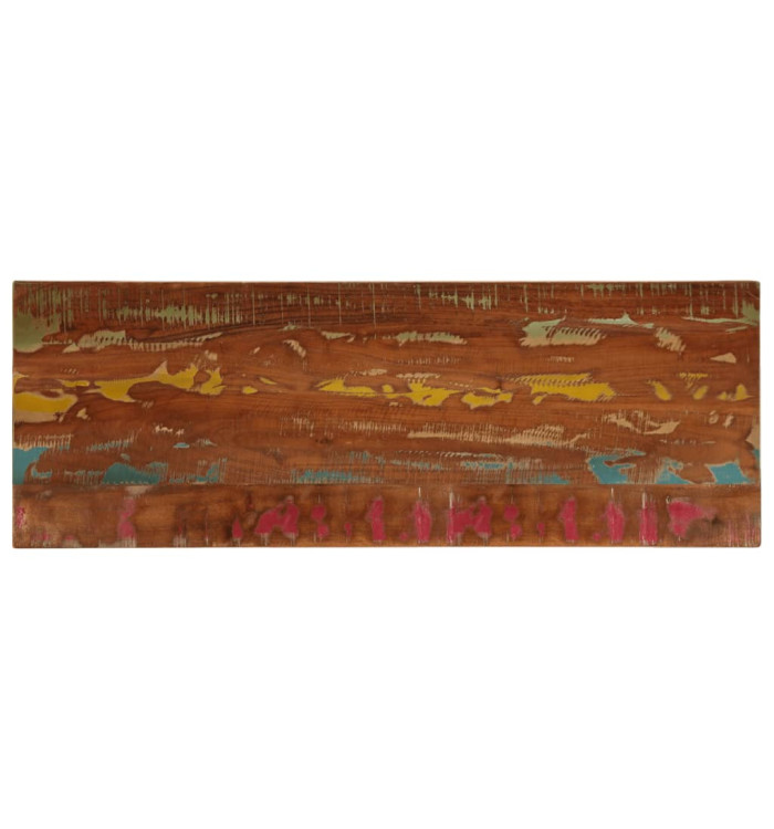 Dessus de table 140x60x2,5cm rectangulaire bois massif récupéré | Mobilier & Déco