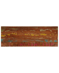 Dessus de table 140x60x2,5cm rectangulaire bois massif récupéré | Mobilier & Déco