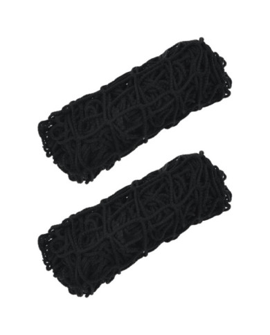 Filets à foin 2 pcs rectangulaire noir 100x90 cm PP | Mobilier & Déco