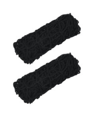 Filets à foin 2 pcs rectangulaire noir 100x90 cm PP | Mobilier & Déco