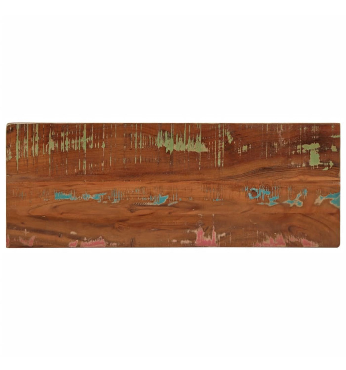 Dessus de table 90x40x2,5 cm rectangulaire bois massif récupéré | Mobilier & Déco