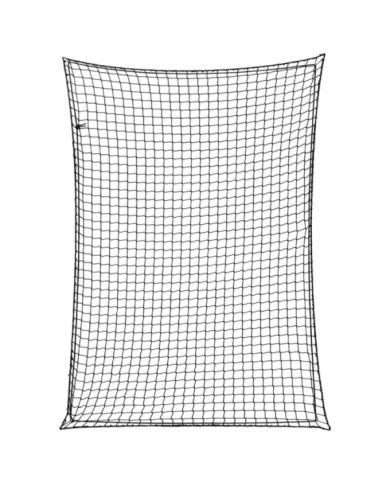 Filet pour remorque avec corde élastique noir 3,5x2,5 m PP | Mobilier & Déco