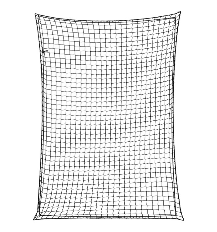 Filet pour remorque avec corde élastique noir 3,5x2,5 m PP | Mobilier & Déco