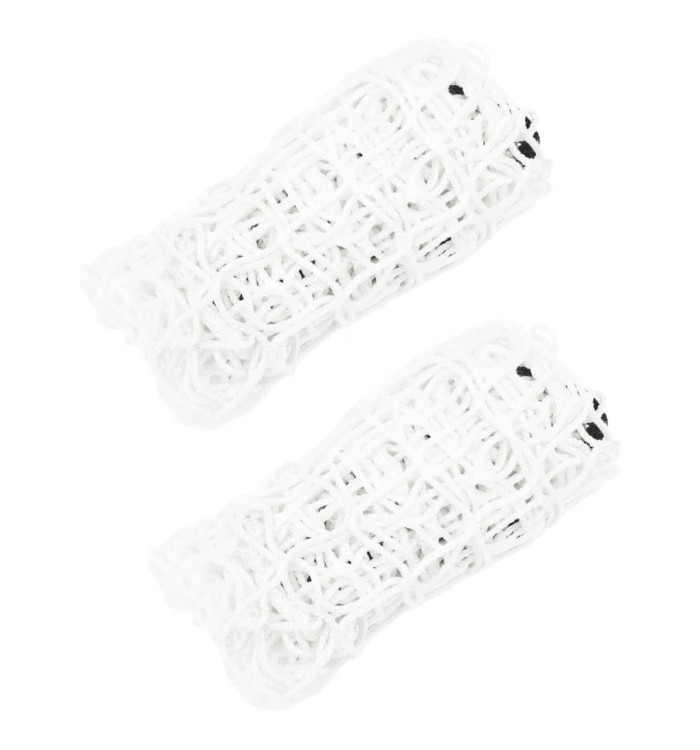 Filets à foin 2 pcs rectangulaire blanc 90x60 cm PP | Mobilier & Déco