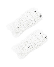 Filets à foin 2 pcs rectangulaire blanc 90x60 cm PP | Mobilier & Déco