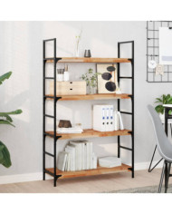 Étagère flottante 100x30x4 cm acacia massif finition à l'huile | Mobilier & Déco