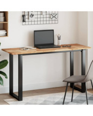 Dessus de table rectangulaire 120x50x2 cm bois massif d'acacia | Mobilier & Déco