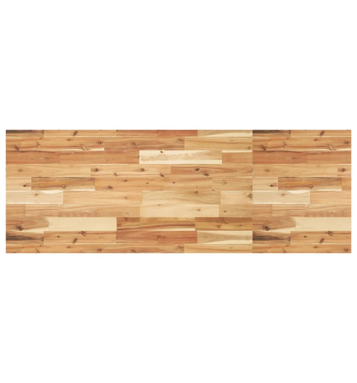 Dessus de bureau fini à l'huile 120x50x2cm bois d'acacia massif | Mobilier & Déco