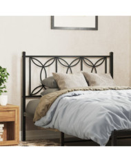 Tête de lit métal noir 100 cm | Mobilier & Déco