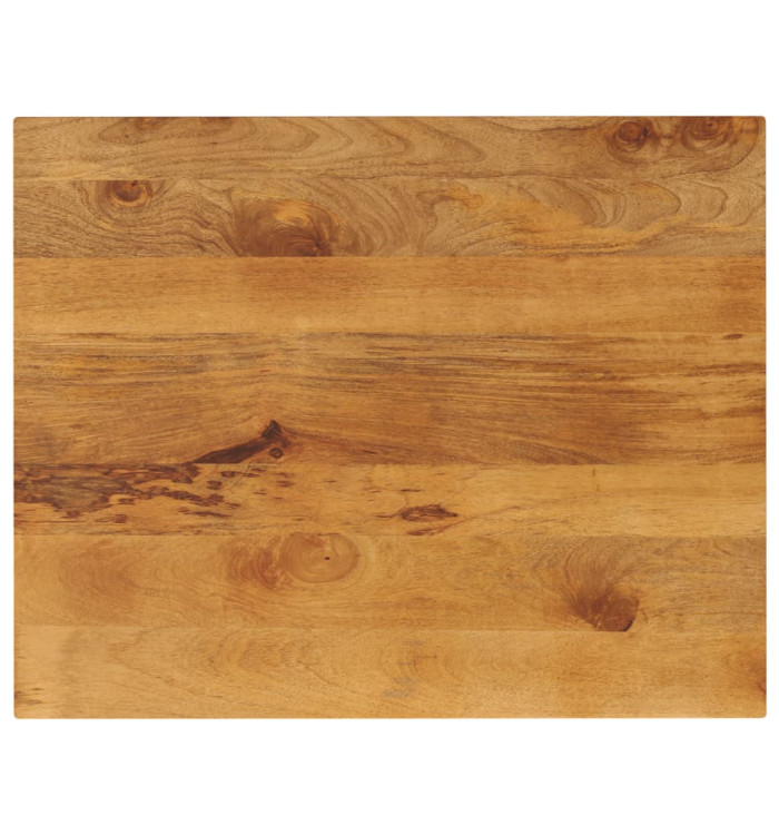 Dessus de table 90x80x3,8 cm rectangulaire bois massif manguier | Mobilier & Déco