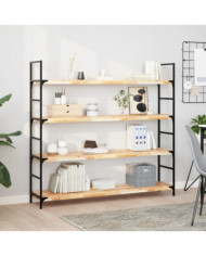 Étagères flottantes 3 pcs 120x30x4 cm acacia massif non traité | Mobilier & Déco