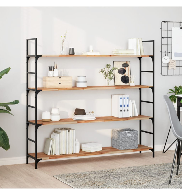 Étagère flottante 160x30x2 cm acacia massif finition à l'huile | Mobilier & Déco