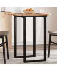 Dessus de table rond Ø70x2 cm bois massif d'acacia | Mobilier & Déco