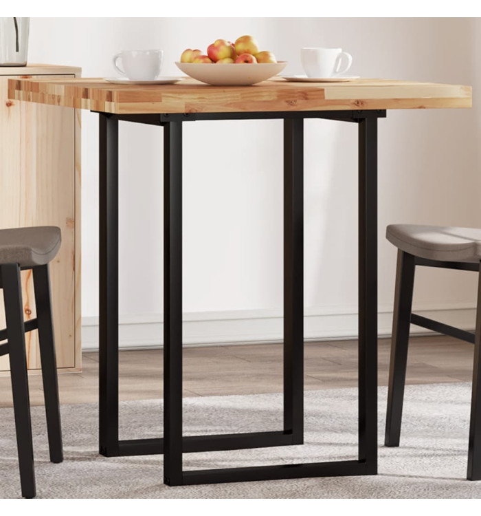 Dessus de table carré 70x70x4 cm bois massif d'acacia | Mobilier & Déco