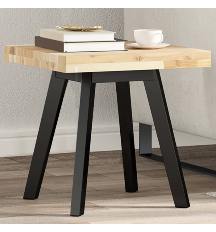 Dessus de table carré 40x40x4 cm bois massif d'acacia | Mobilier & Déco