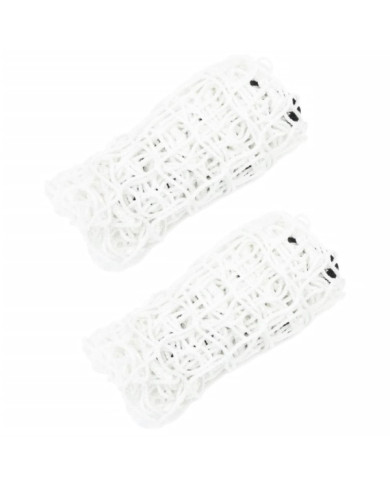 Filets à foin 2 pcs rectangulaire blanc 150x90 cm PP | Mobilier & Déco