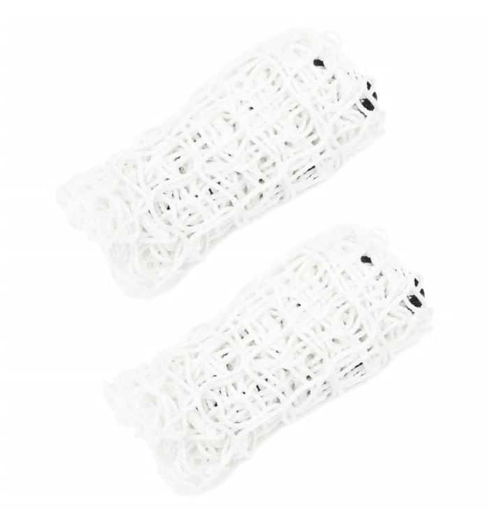 Filets à foin 2 pcs rectangulaire blanc 150x90 cm PP | Mobilier & Déco