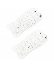 Filets à foin 2 pcs rectangulaire blanc 150x90 cm PP | Mobilier & Déco
