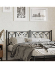 Tête de lit métal noir 150 cm | Mobilier & Déco
