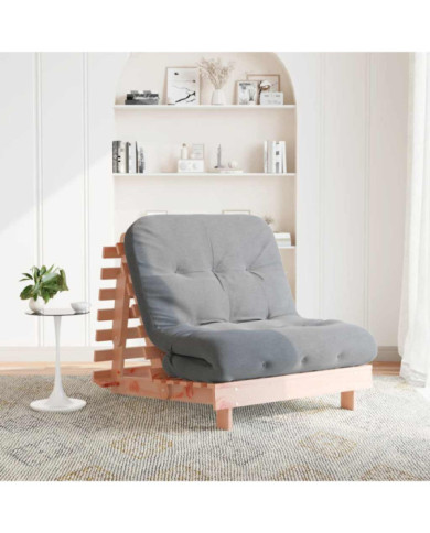 Canapé-lit futon avec matelas 90x206x11 cm bois massif douglas | Mobilier & Déco
