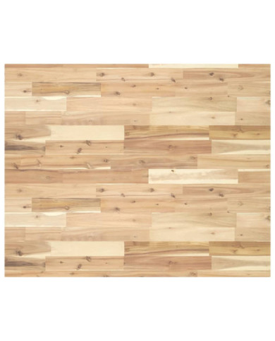 Dessus de bureau non traité 100x80x4 cm bois d'acacia massif | Mobilier & Déco