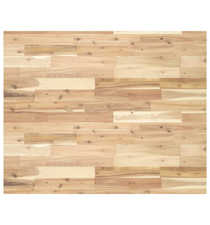 Dessus de bureau non traité 100x80x4 cm bois d'acacia massif | Mobilier & Déco