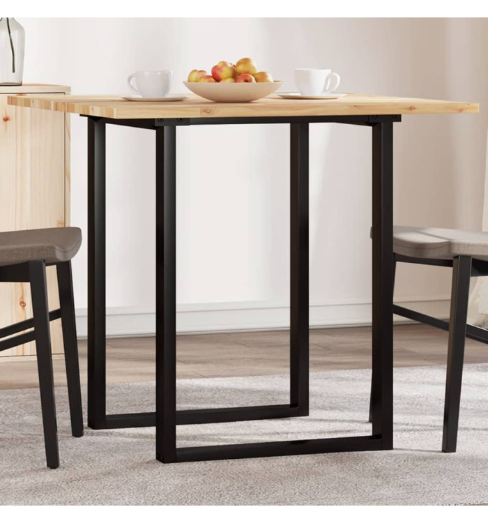 Dessus de table carré 80x80x2 cm bois massif d'acacia | Mobilier & Déco