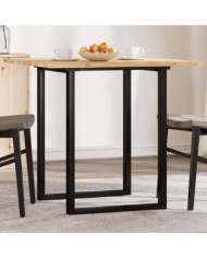 Dessus de table carré 80x80x2 cm bois massif d'acacia | Mobilier & Déco