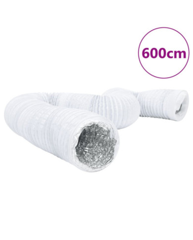 Conduit de ventilation aluminium et PVC 6 m Ø15 cm | Mobilier & Déco