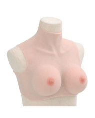 Plastron en silicone caucasien coupe E | Mobilier & Déco