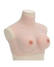 Plastron en silicone caucasien coupe D | Mobilier & Déco