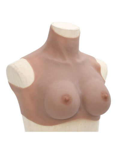 Plastron en silicone marron pâle coupe D | Mobilier & Déco
