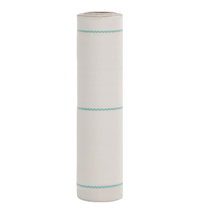 Membrane anti-mauvaises herbes blanc 0,5x10 m PP | Mobilier & Déco
