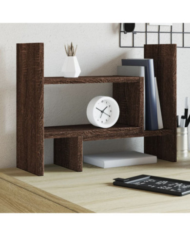 Organisateur de bureau chêne marron 38,5x17x39 cm | Mobilier & Déco