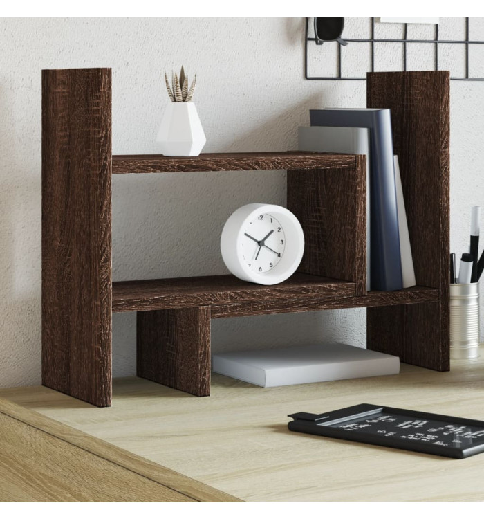Organisateur de bureau chêne marron 38,5x17x39 cm | Mobilier & Déco