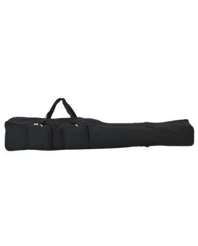 Sac de canne à pêche noir 160 cm tissu oxford | Mobilier & Déco
