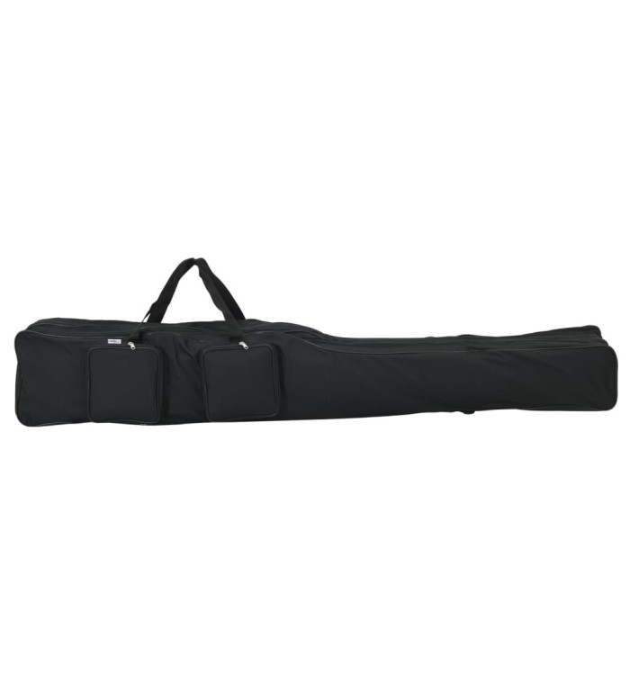 Sac de canne à pêche noir 160 cm tissu oxford | Mobilier & Déco