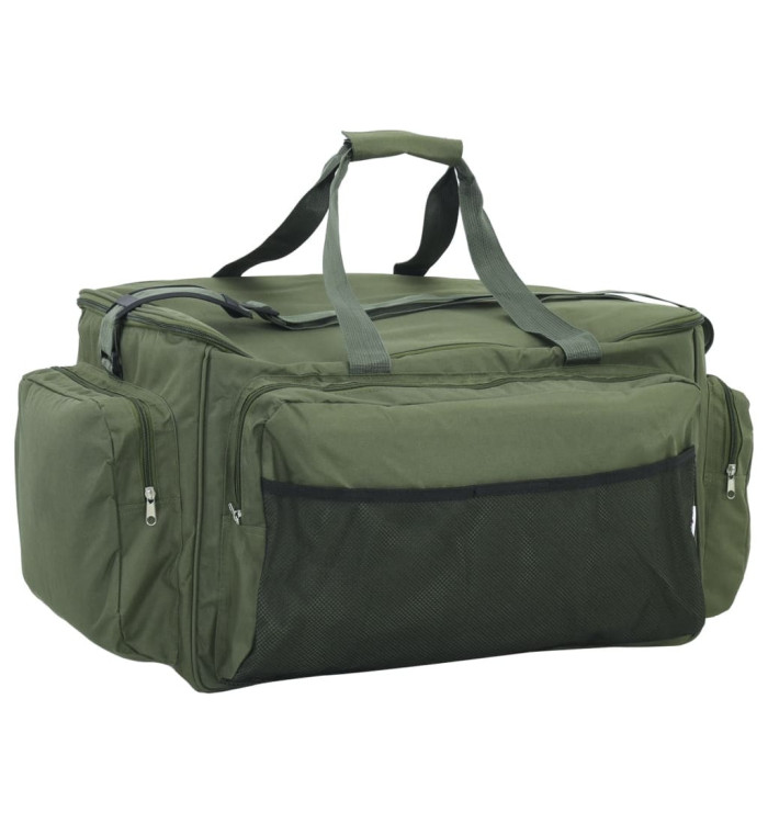 Sac de pêche imperméable vert foncé tissu oxford | Mobilier & Déco