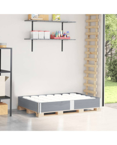 Collier de palette gris 150x100 cm bois de pin solide | Mobilier & Déco