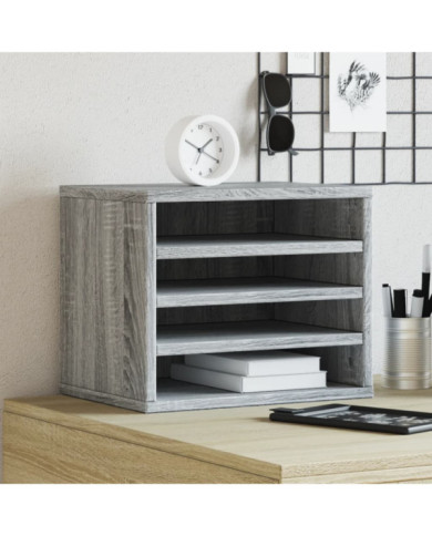 Organisateur de bureau sonoma gris 36x26x29,5 cm | Mobilier & Déco