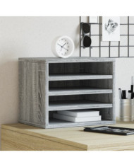 Organisateur de bureau sonoma gris 36x26x29,5 cm | Mobilier & Déco