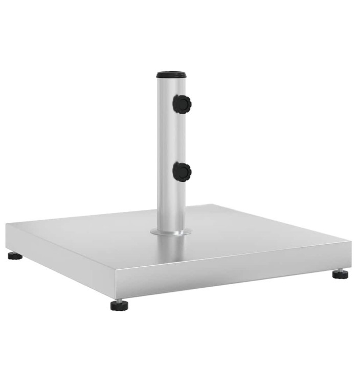 Base de parasol pour mâts Ø32/38/48 mm 28 kg carré | Mobilier & Déco