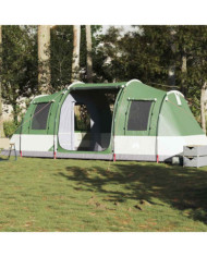 Tente de camping tunnel 4 personnes vert imperméable | Mobilier & Déco
