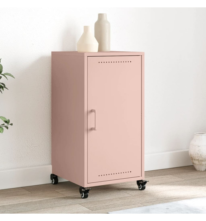 Buffet rose 36x39x72 cm acier | Mobilier & Déco