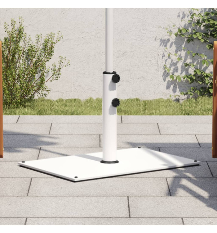 Base de parasol pour mâts Ø32/38/48 mm 15 kg rectangulaire | Mobilier & Déco