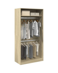 Garde-robe Chêne sonoma 100x50x200 cm Aggloméré | Mobilier & Déco