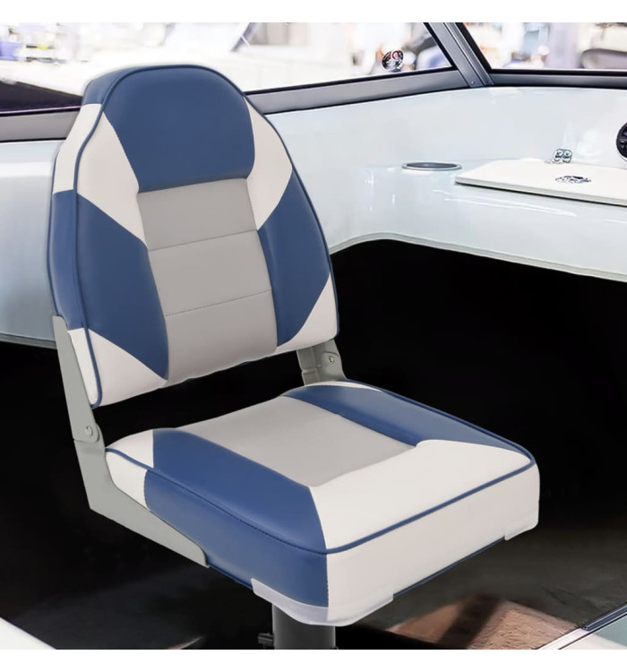 Ensemble de sièges de bateau pliables lot de 4 dossier haut | Mobilier & Déco