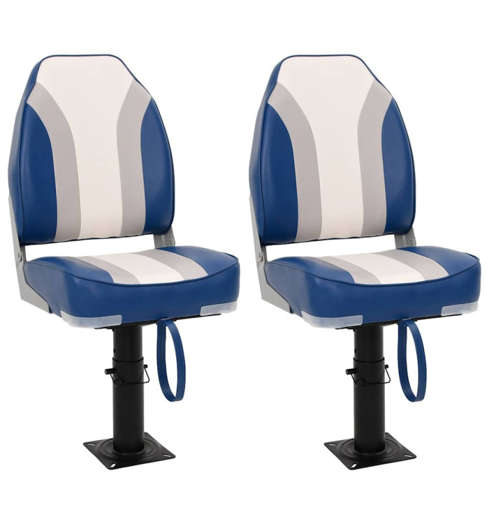 Ensemble de sièges de bateau pliables lot de 4 dossier haut | Mobilier & Déco