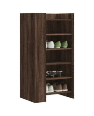 Armoire à chaussures chêne marron 52x37,5x100 cm | Mobilier & Déco